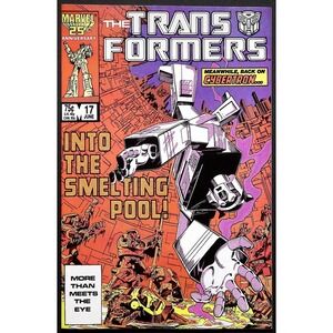 Vintage Transformers #17 Marvel Comics Into the Smelting‎ Pool Comic Book